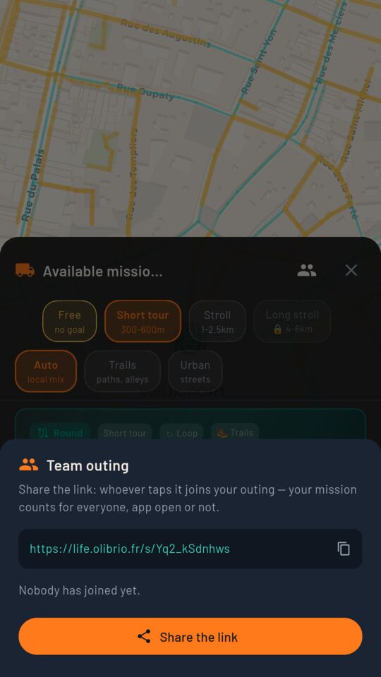Go out as a team