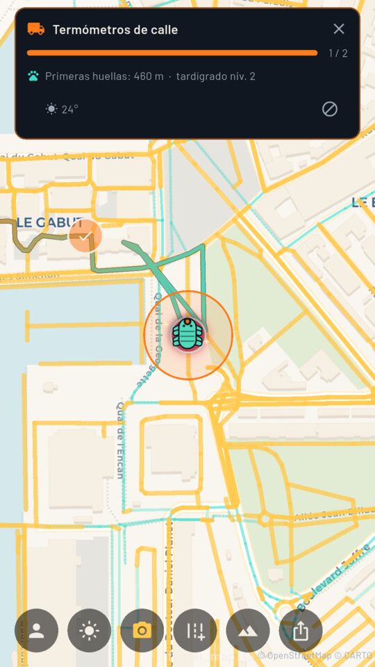 El tardígrado vigila las calles que nadie ha pisado